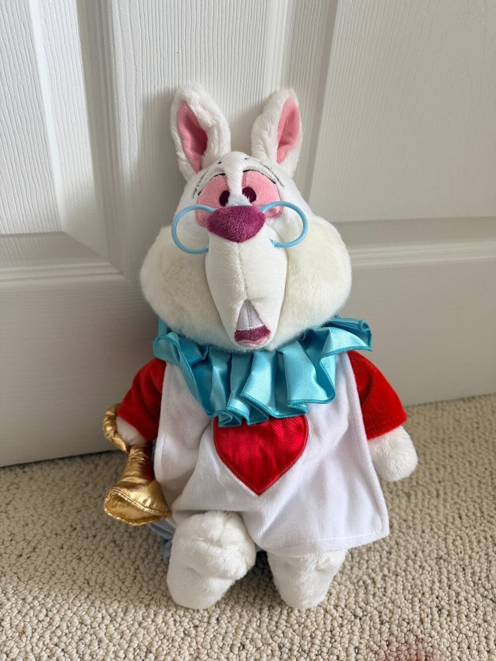 Disney Store Exclusive Alice In Wonderland White Rabbit Plush Stuffed Animal Toy